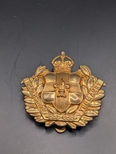Vintage Kings Crown Lincolnshire Imperial Yeomanry Cap Badge with Slider British