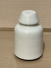 war time GPO  Ceramic Glaze TELEGRAPH Pole INSULATOR Caps arrow mark (5A94)