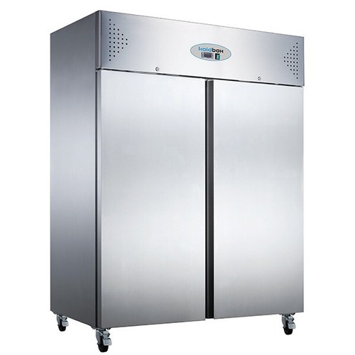 Big stainless steel freezer - big,
