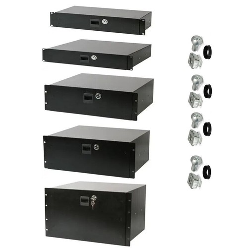 Locking rack drawers - 19",
