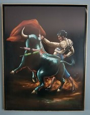 Huge Framed Painting of