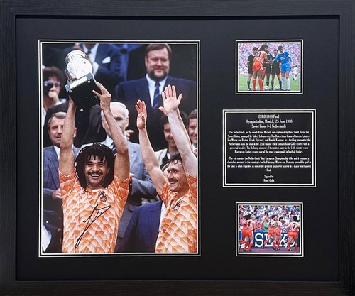 Framed ruud gullit - framed, signed