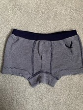 Sense Organic Boys Boxers Blue & White Stripes Bird Model PRINCE Cotton 2-4 yrs