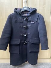 Gloverall Kids 100% Wool Duffle School Coat,  Navy  Blue Size Age 8, 128cm