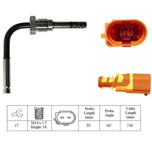 Exhaust temperature sensor - exhaust,