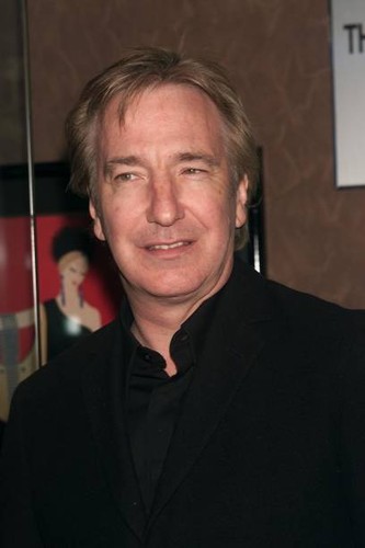 Alan rickman arrives the - alan,
