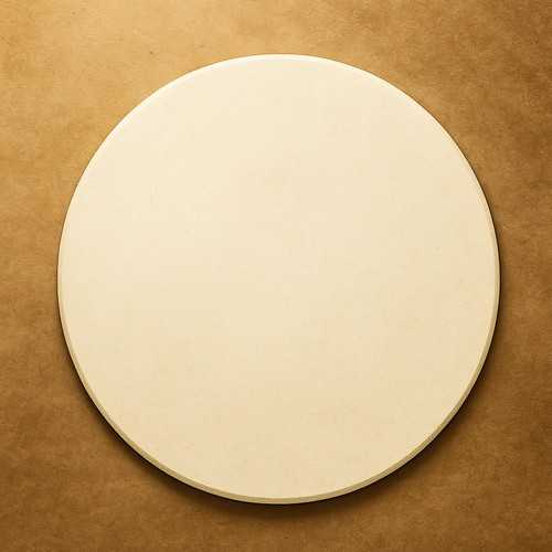 Round pizza baking stone - stone, cm