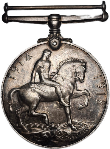 Wwi british service medal - wwi,
