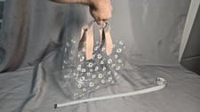 X3 Daisy Clear Tote Bag Small