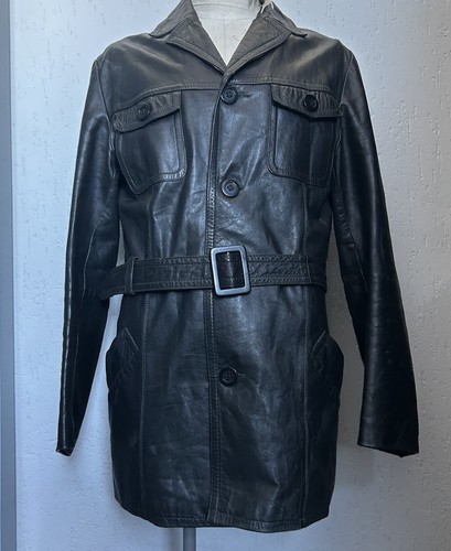 1970s men black leather - 1970s,