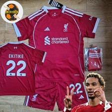 Ekitike #22 Liverpool Full Kit Boys Youth Size 26. Years 10 - 12. New Tags.