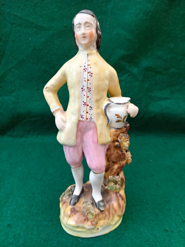 Antique staffordshire figure - staffordshire,