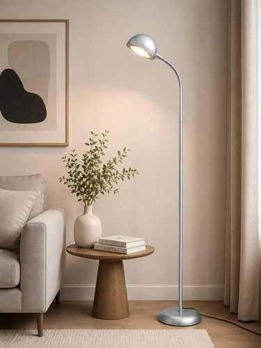 Silver led reading floor - reading,