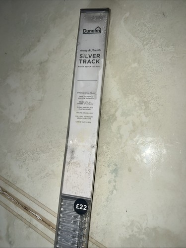 Silver track dunelm width - silver,