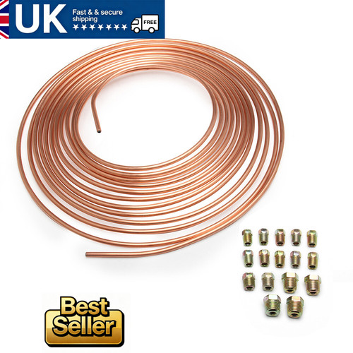 25ft copper nickel brake pipe - nickel,