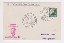 Germany. 1939 Zeppelin Card to