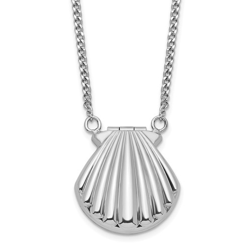 Seashell 15mm locket - 15mm,