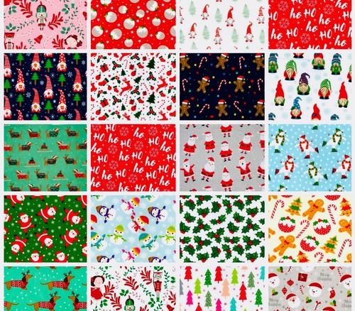 Christmas polycotton fabric - christmas,