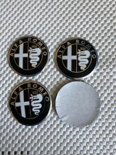 4x Stickers Caps 56mm For Alfa