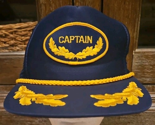 Vintage captain mesh trucker - vintage,