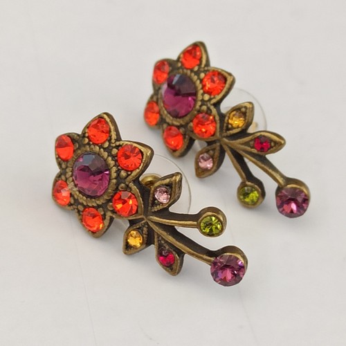 Michal negrin earrings orange - michal,