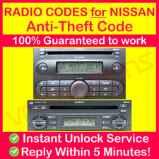 NISSAN RADIO CODE pin Micra