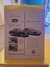 Original 1953 Bristol 404 Sports Coupe Advert