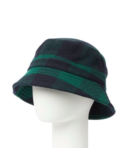 Ymc tartan bucket hat - tartan, new