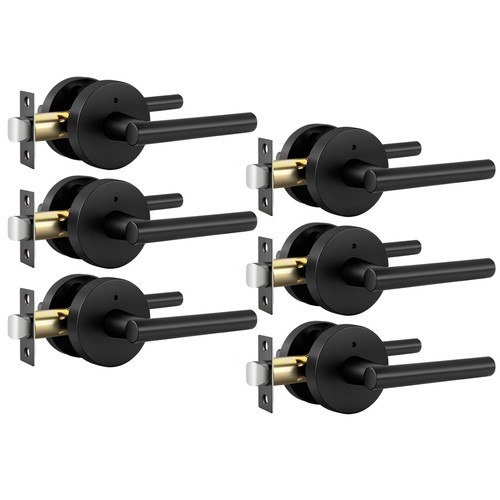 Goldenwarm black door handles - black,