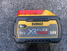 Dewalt DCB547 9.0ah Li-ion 54v 18v volt XR FLEXVOLT battery VERY GOOD condition