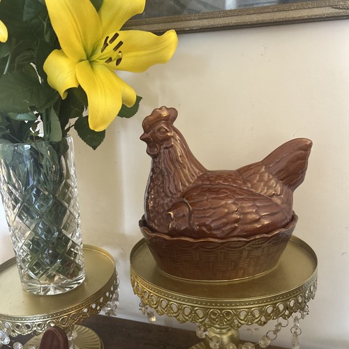 Vintage brown glaze - vintage, ceramic