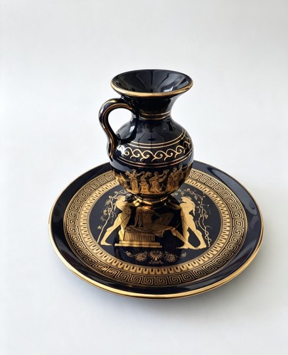 Vintage greek black gold - greek,