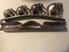 Vintage Hand-Carved Ebony Wood