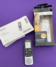 Sony ICD-BX132 Silver 2GB Digital Voice Recorder Fully Working With Box & Manual