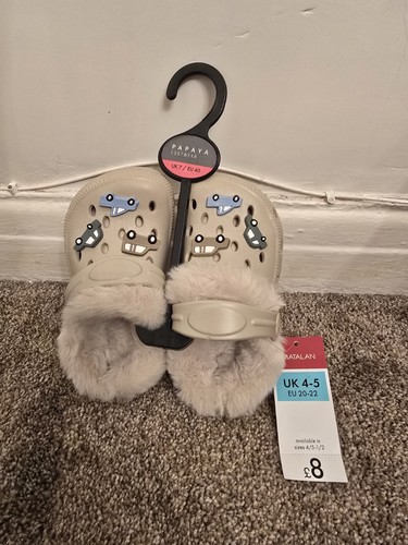 Matalan infant boys grey fur - matalan,