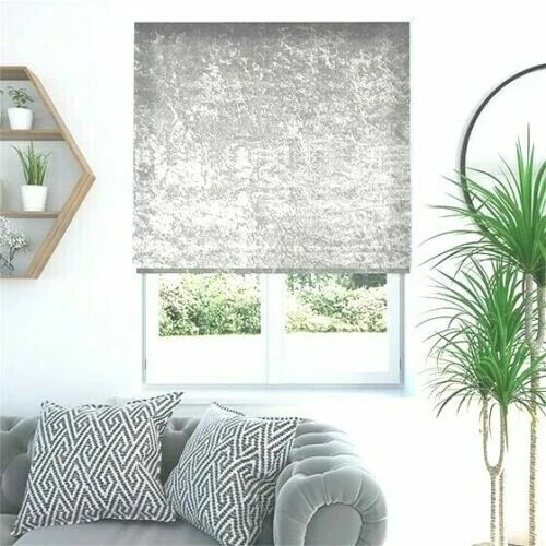 Luxury crushed velvet roller - crushed,