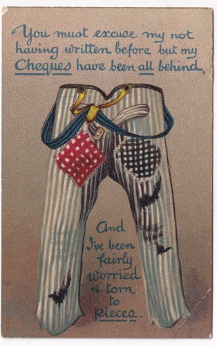 Vintage 1907 comic postcard - vintage,
