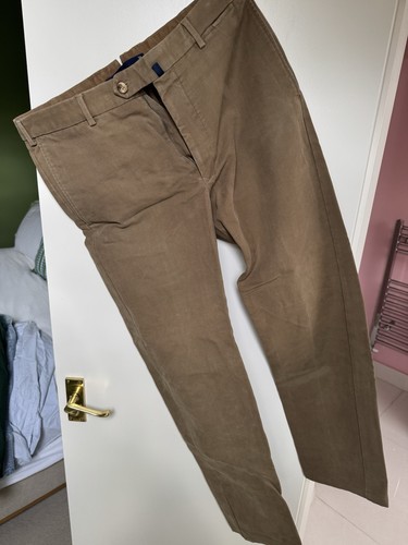 Incotex brown moleskin - incotex, chino