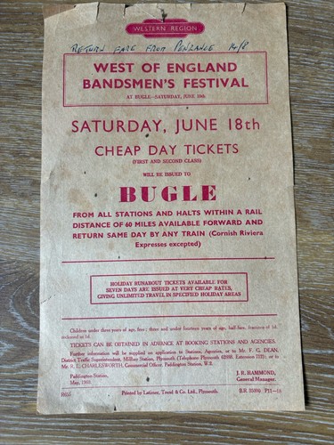 Handbill west of - –,