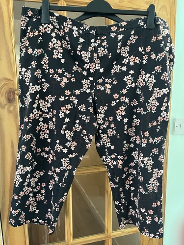 Ladies black floral print - ladies,