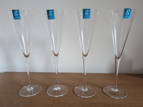 Edinburgh crystal champagne - 4x,