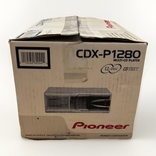 BNIB Vintage Pioneer CDX-P1280 12 Disc Car CD Changer (WITH CD TEXT) Damage READ