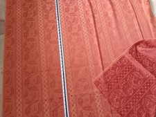 orange upholstery fabric