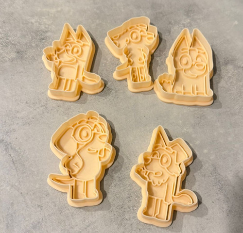 Bluey cookie cutter