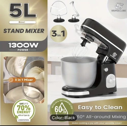 Superlex stand mixer 1300w - superlex,