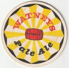 BEER MAT - WATNEYS BREWERY - PALE ALE - (Cat 045) - (1961)
