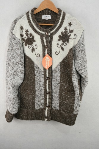 Vintage womens aztec cardigan - womens,