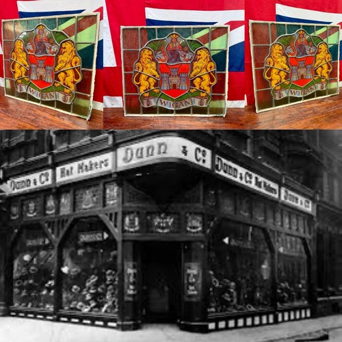 Salvaged city wigan crested - of,