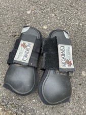 Full Eskadron black open fronted tendon boots lightweight