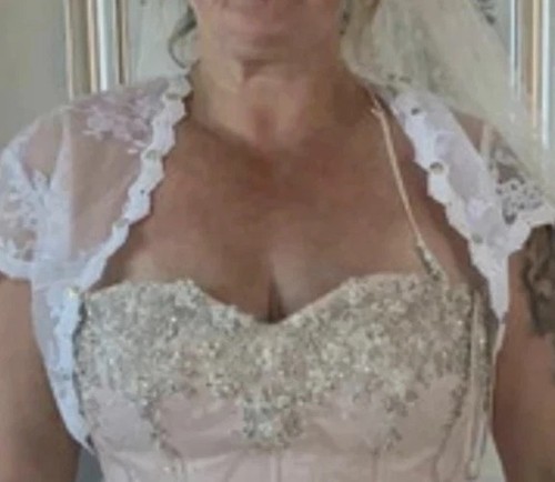 White ivory lace - lace, backless